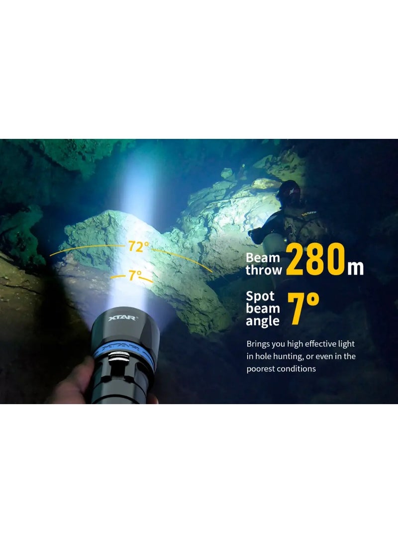 XTAR DS1 1000 lumen Dive Light SET - Image 5